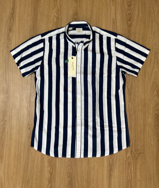 Selected Homme Regular Fit Navy Shirt in Stripes