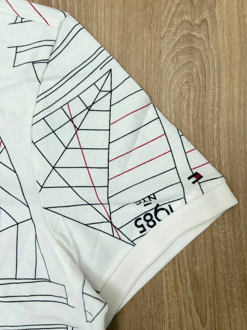 Tommy Hilfiger Polo Shirt in Off White