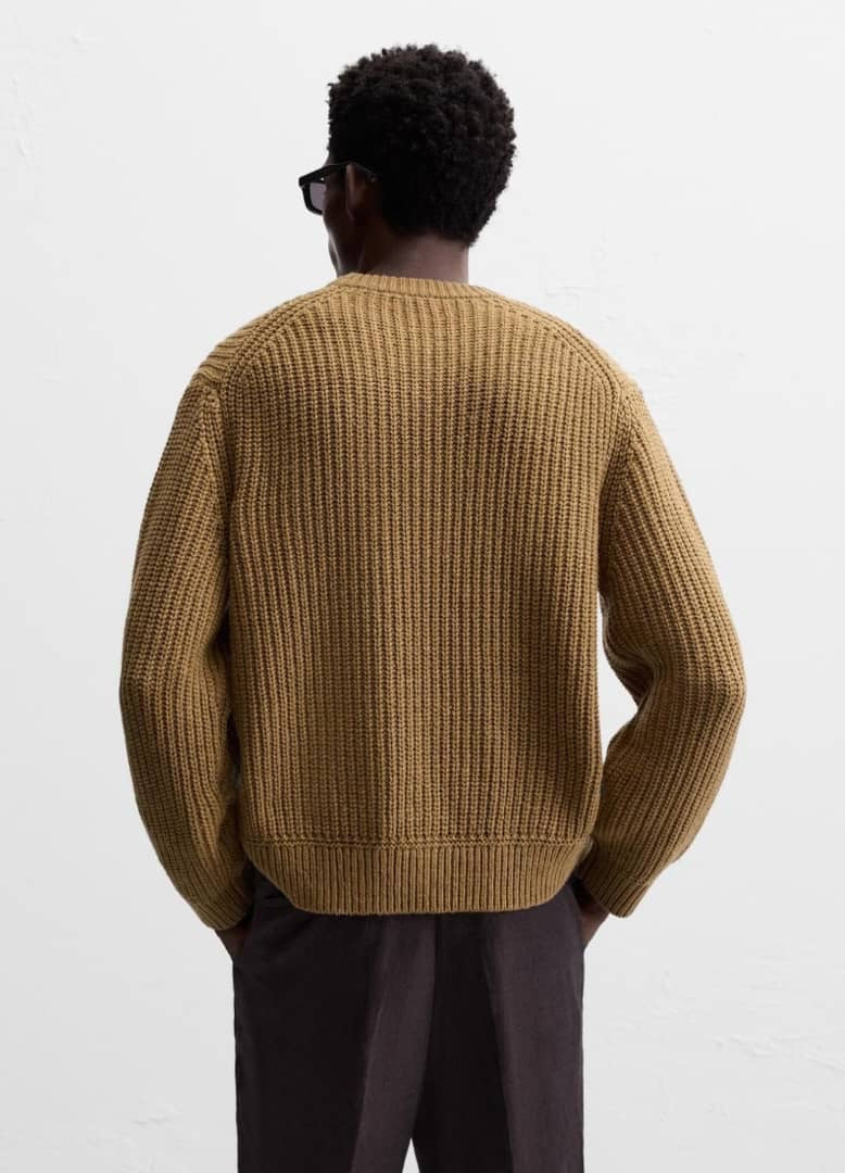 Za r a - Ribbed Textured Sweater
