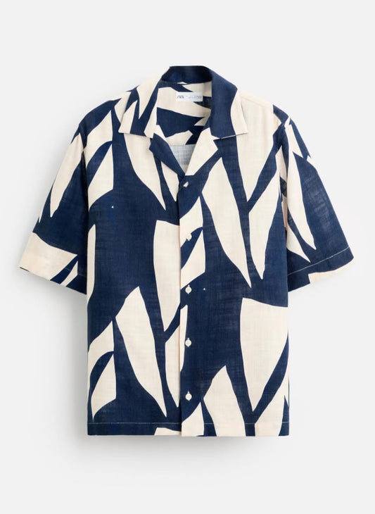 Zara Abstract Print Shirt