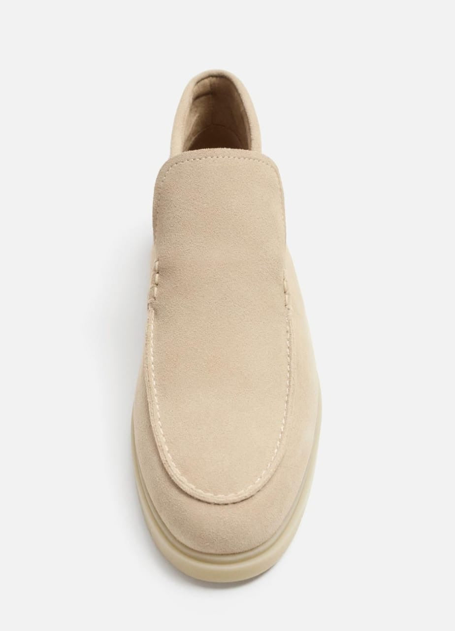 Zara Casual Leather Ankle Boots