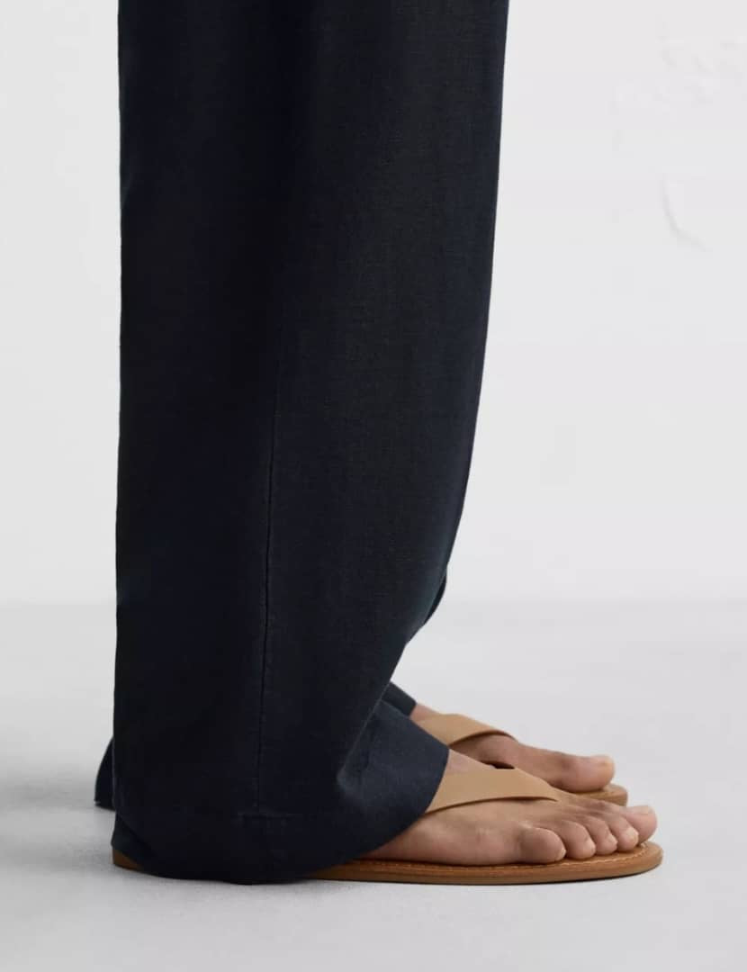 Zara Leather Sandals in Brown