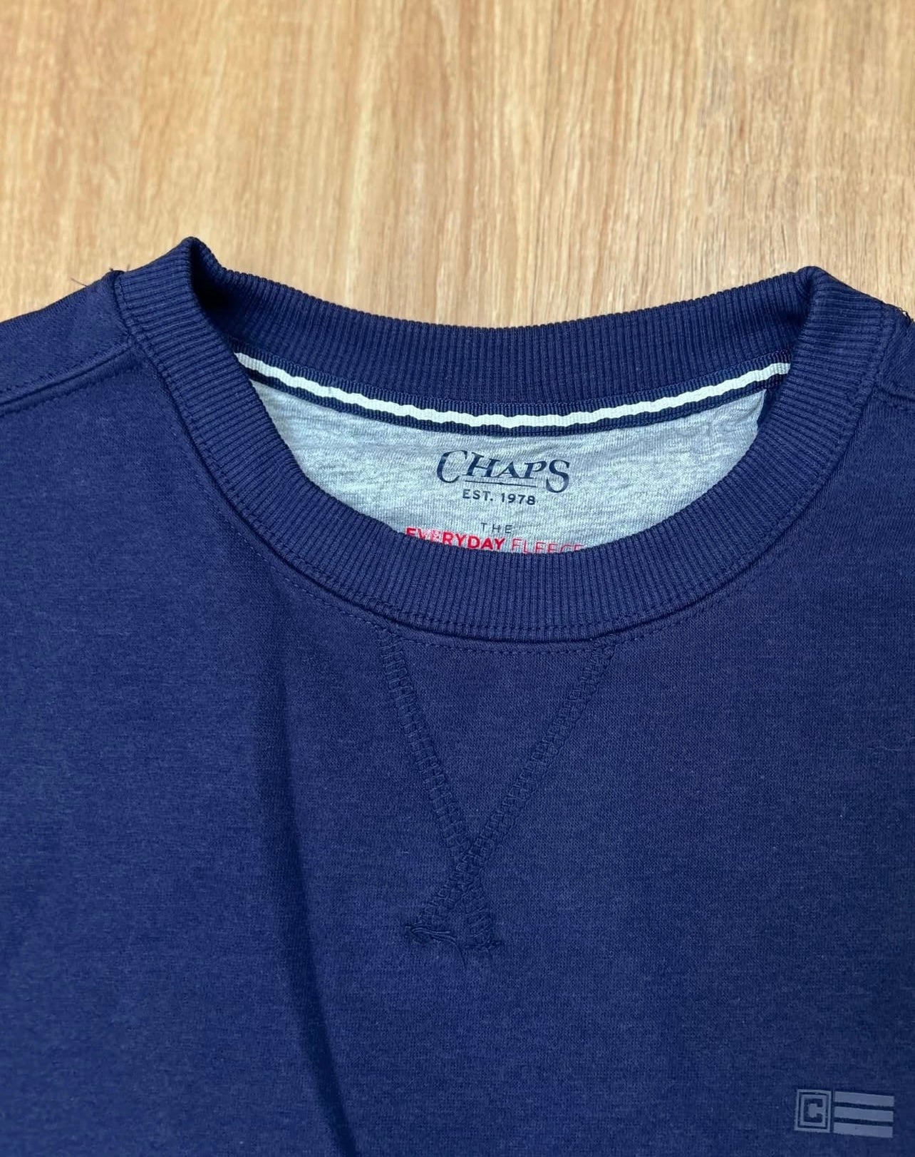 Chaps Regular Fit Sweatshirt in Navy