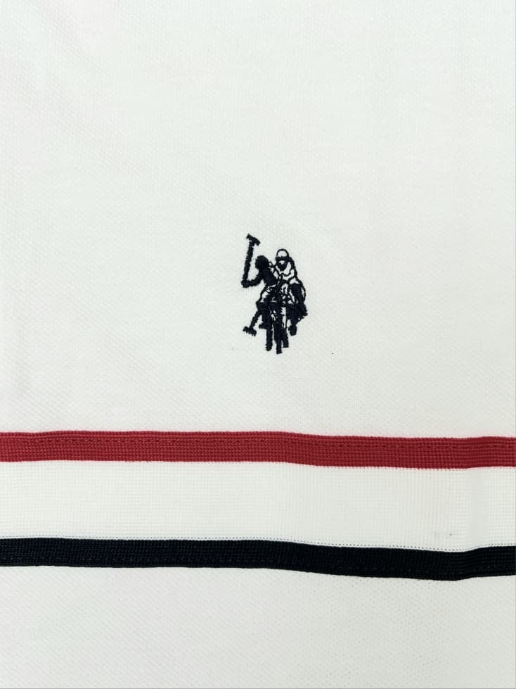 US Polo Assn Polo Shirt in White