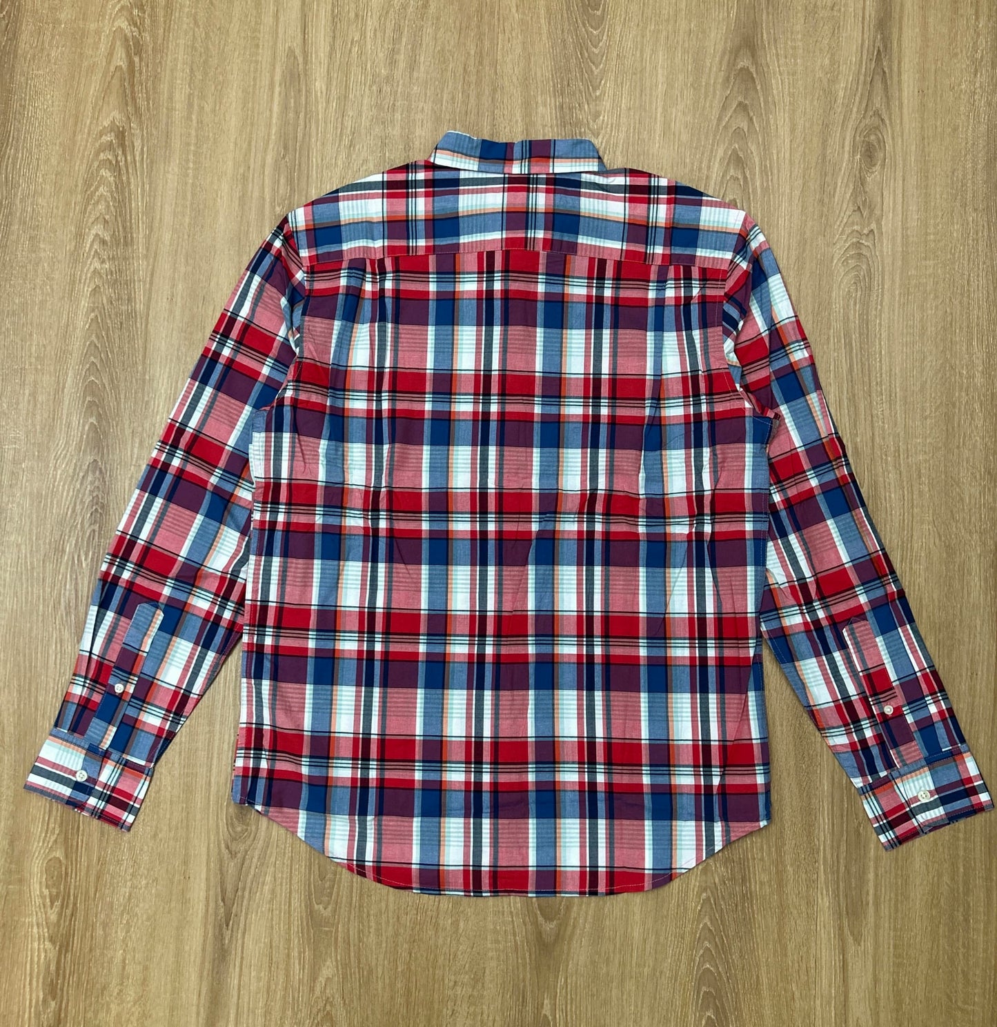 Old Navy Red and Blue Plaid Shirt