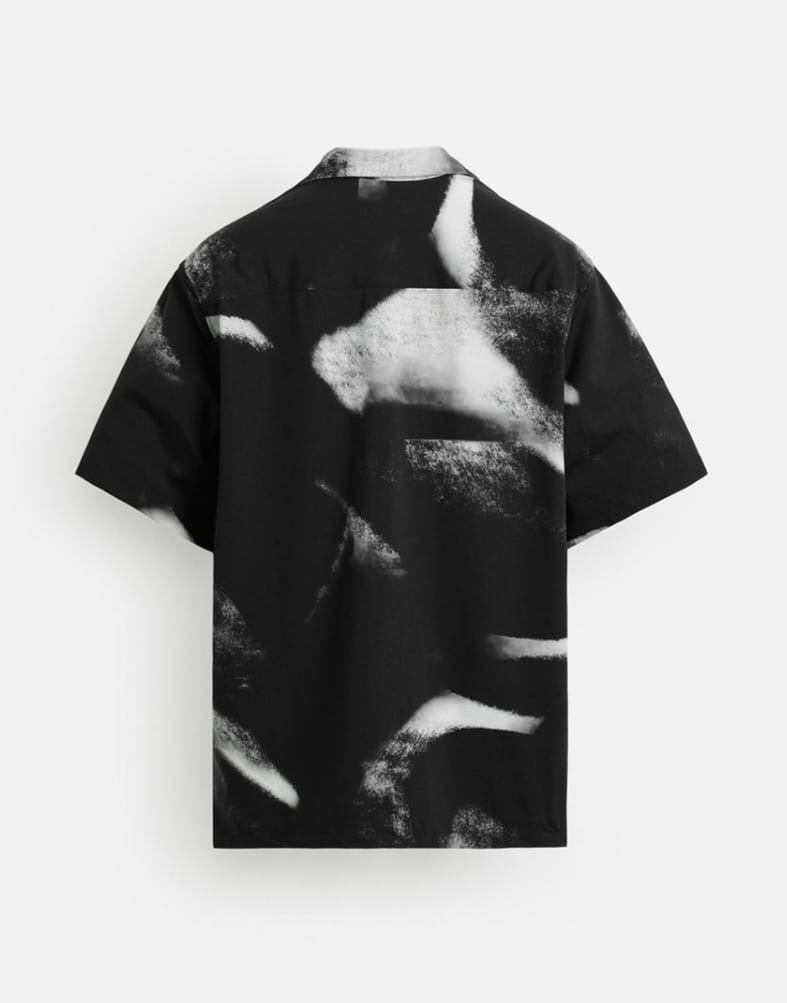 Zara Shirt in Black Pattern