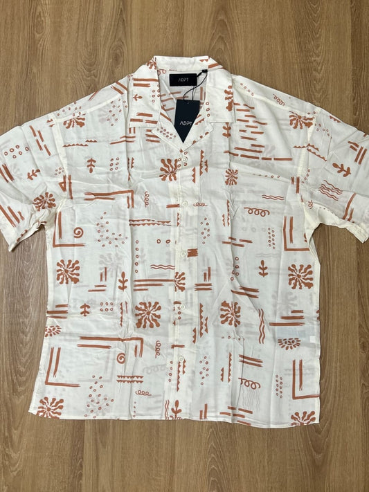 AD PT Regular Fit Off White Shirt in pattern