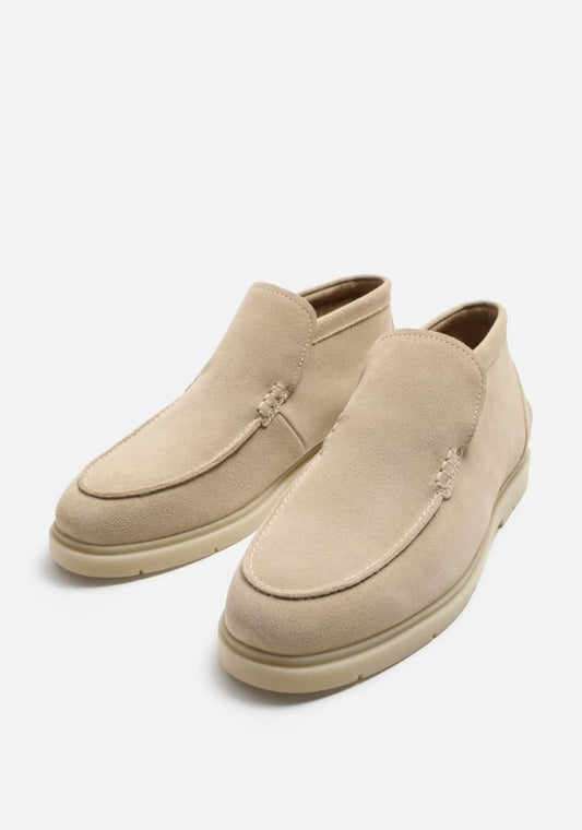 Zara Casual Leather Ankle Boots