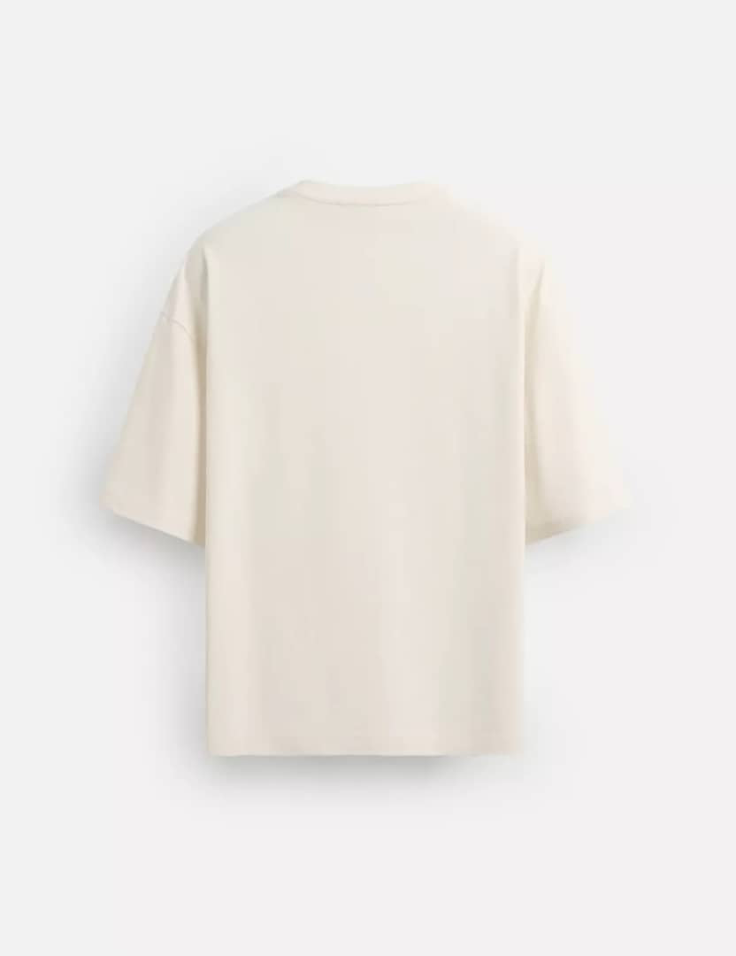 Zara T Shirt in Cream