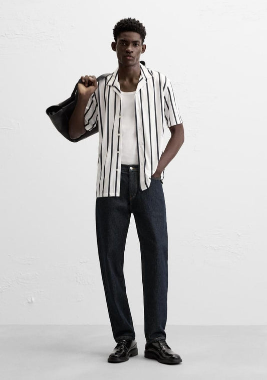 Zara Regular Fit Shirt in Stripes
