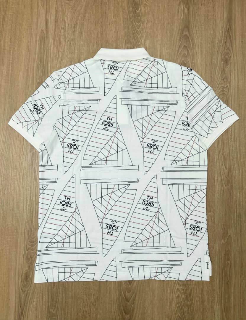 Tommy Hilfiger Polo Shirt in Off White