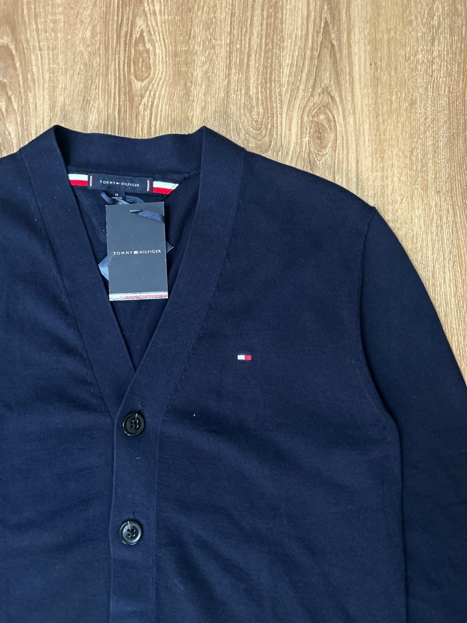 Tommy Hilfiger Button Up Cardigan/  Sweater in Navy
