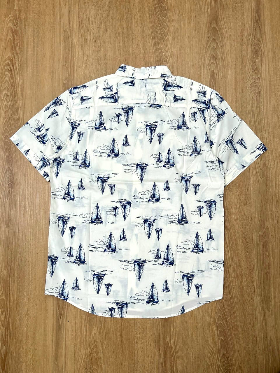 Old navy Regular Fit Nautical Pattern Shirt in Off White