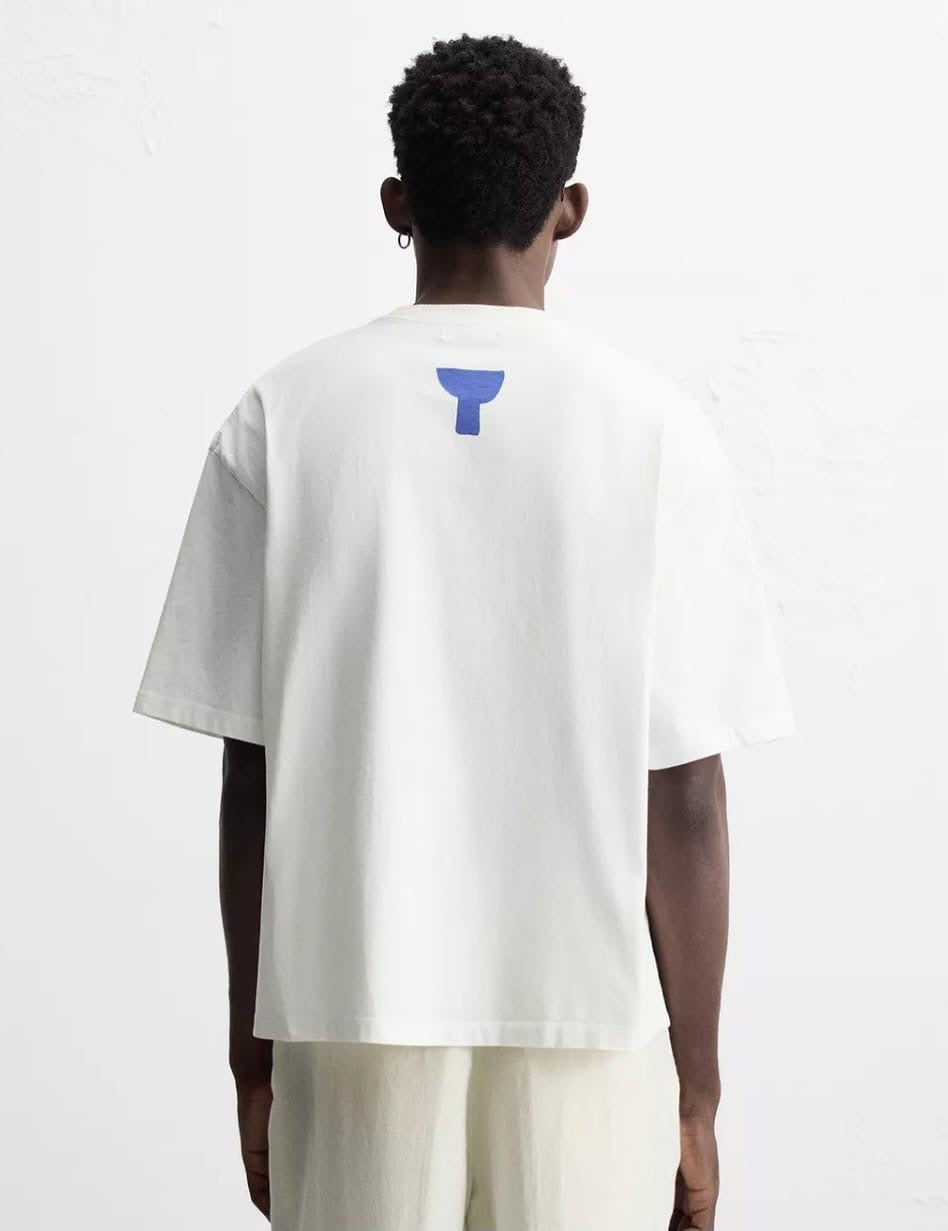 Zara Regular Fit Cotton T Shirt
