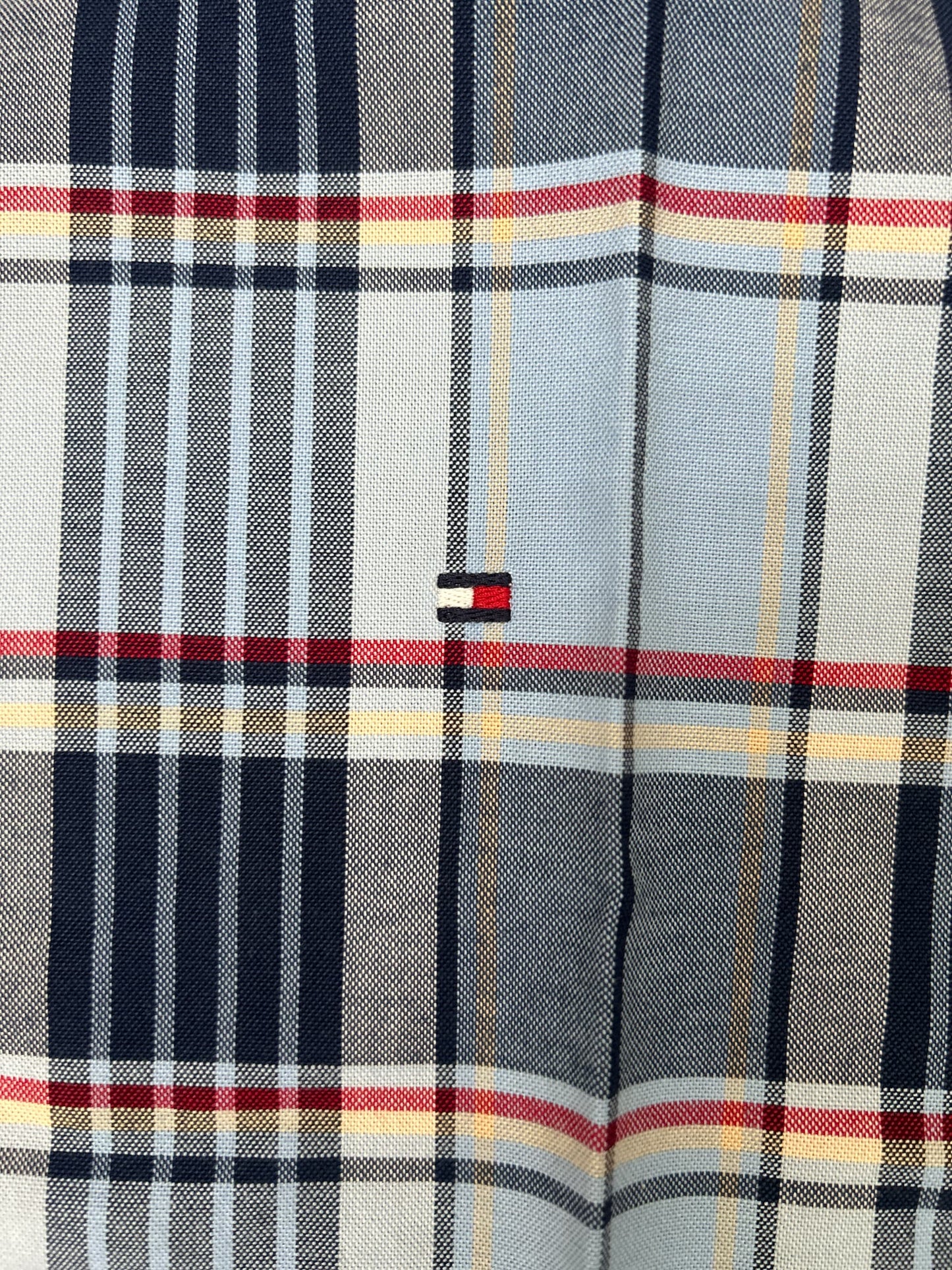 Tommy Hilfiger Short Sleeve Shirt in Blue Plaid