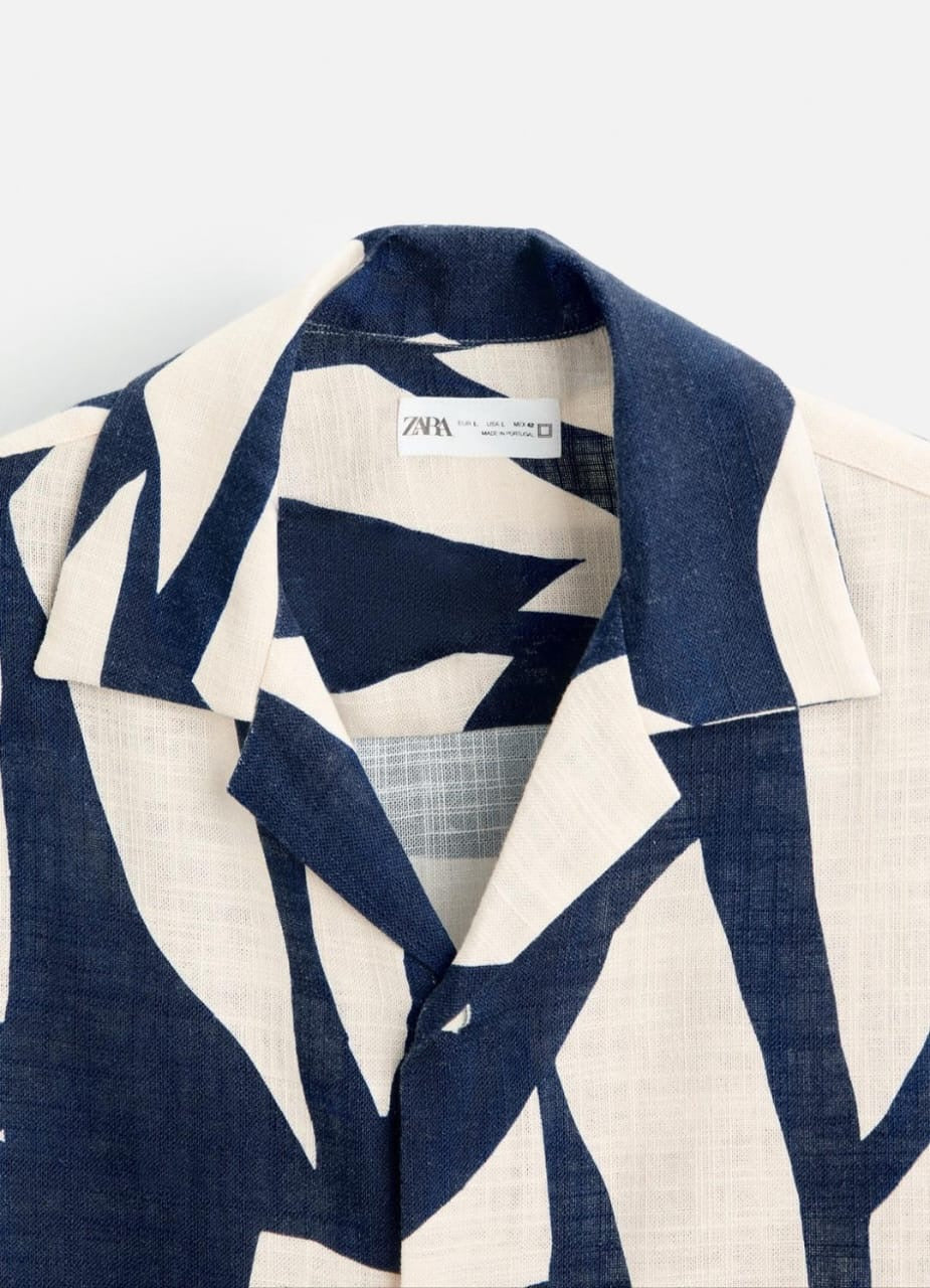 Zara Abstract Print Shirt