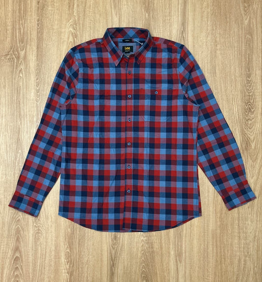 Lee Regular Fit Cotton Plaid Shirt