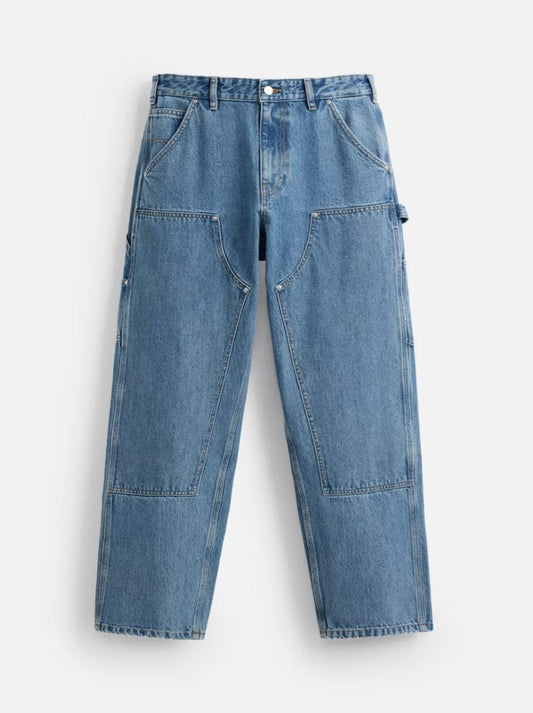 Zara Straight Fit Blue Carpenter Denim