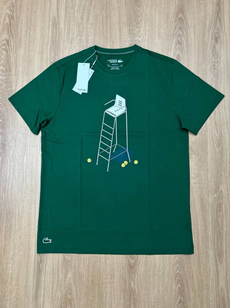 Lacoste Ultra Dry T Shirt in Green