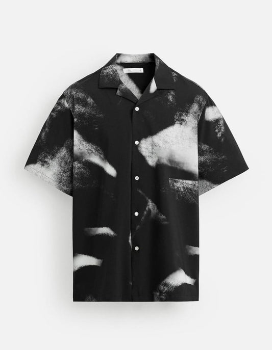 Zara Shirt in Black Pattern
