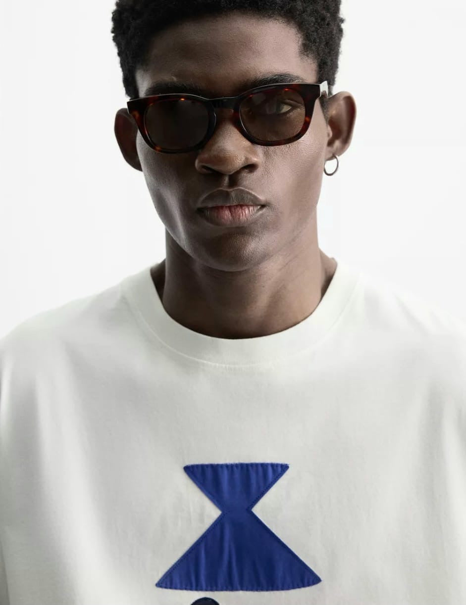 Zara Regular Fit Cotton T Shirt