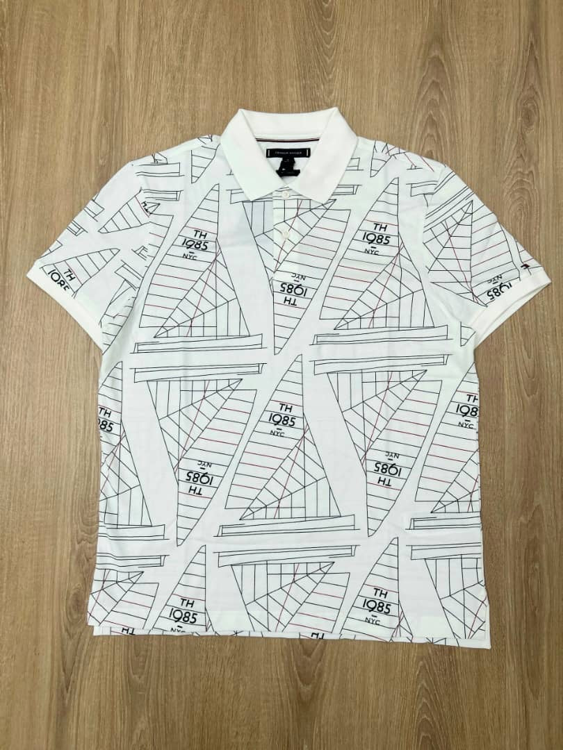Tommy Hilfiger Polo Shirt in Off White