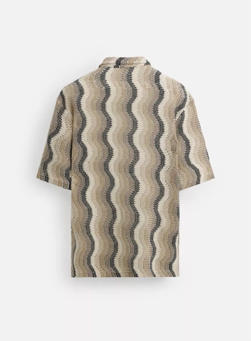 Zara Wavy Textured Shirt