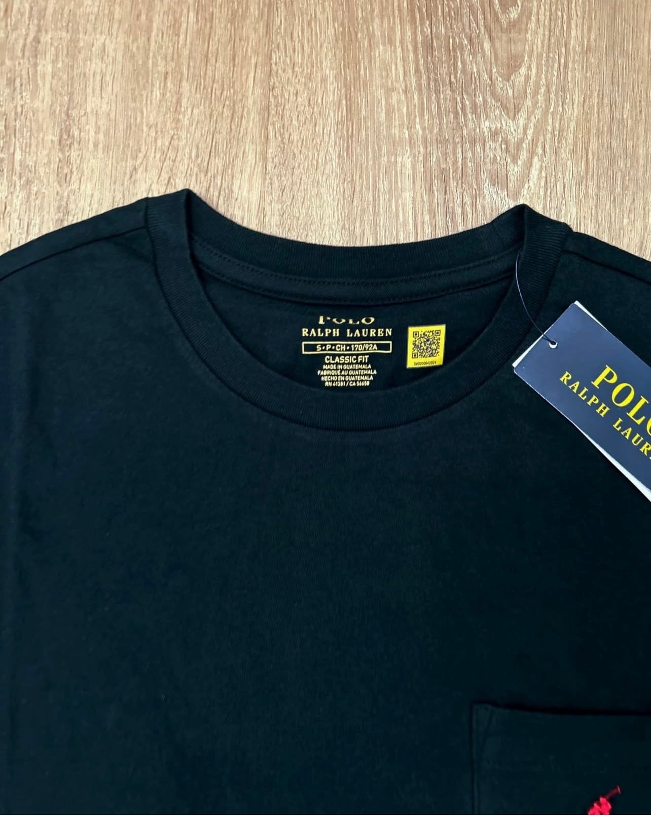 Polo Ralph Lauren Black T Shirt With Pocket