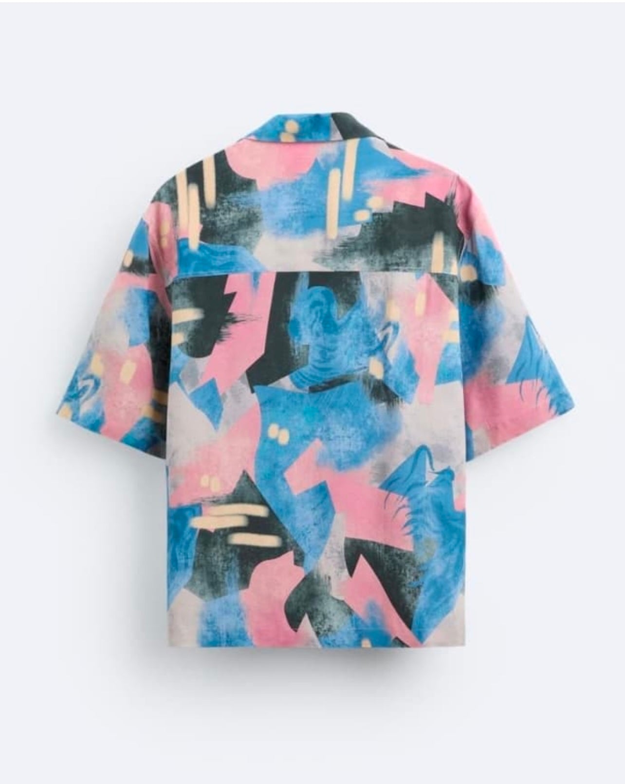 Zara Regular Fit Shirt in Geometric Print