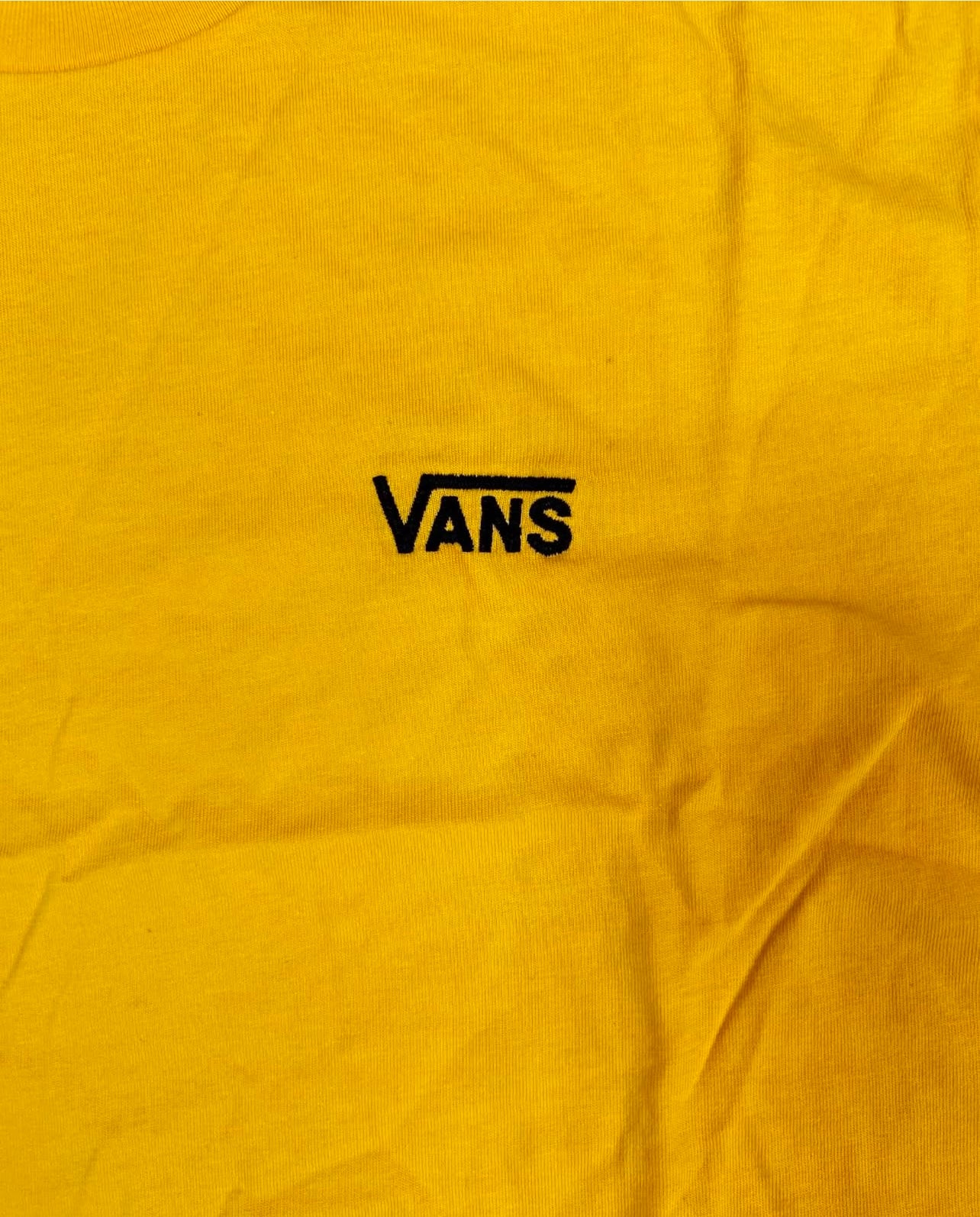Vans Regular Fit T Shirt in Yellow