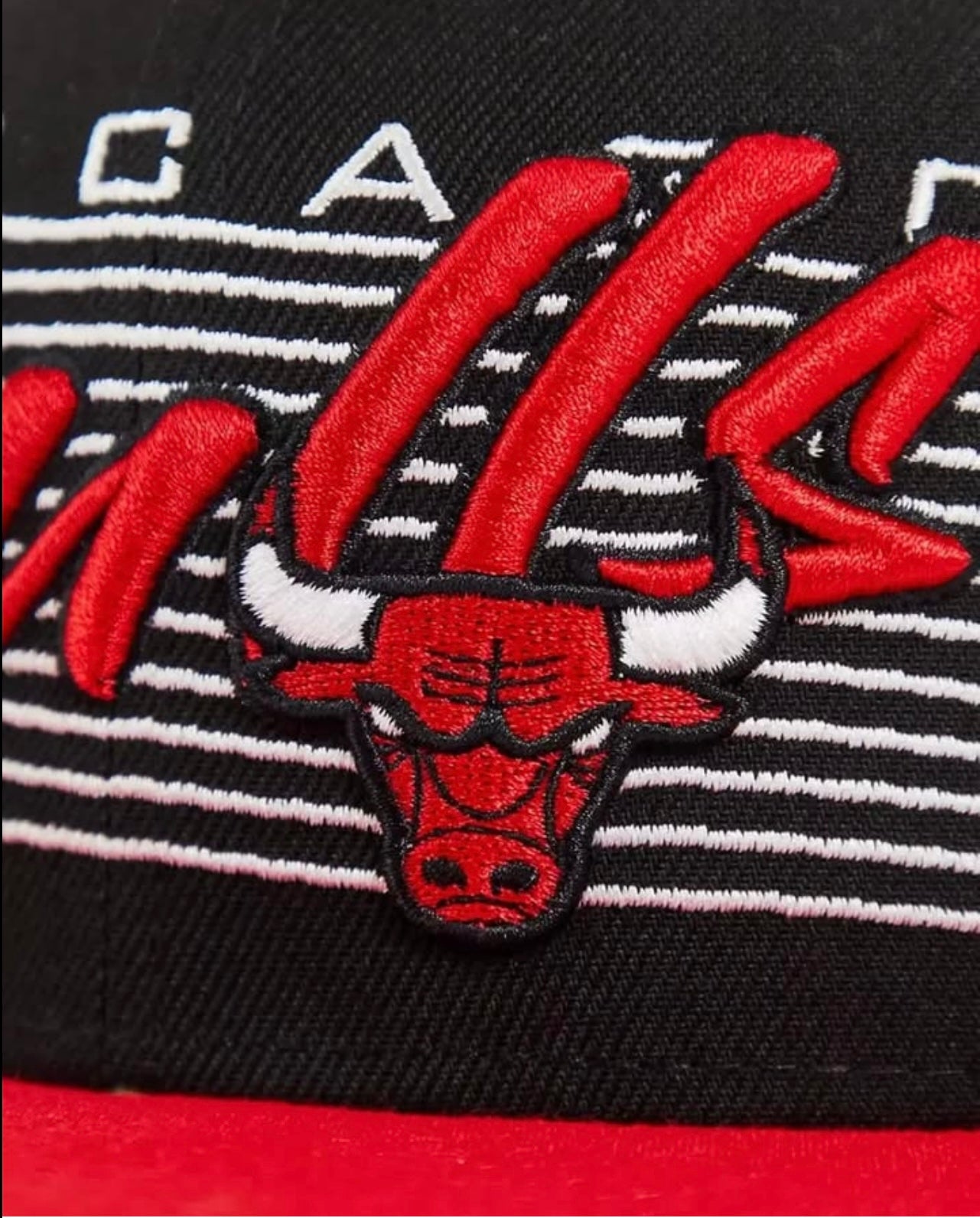 New Era 9Fifty Chicago Bulls Wordmark SnapBack Cap in Black