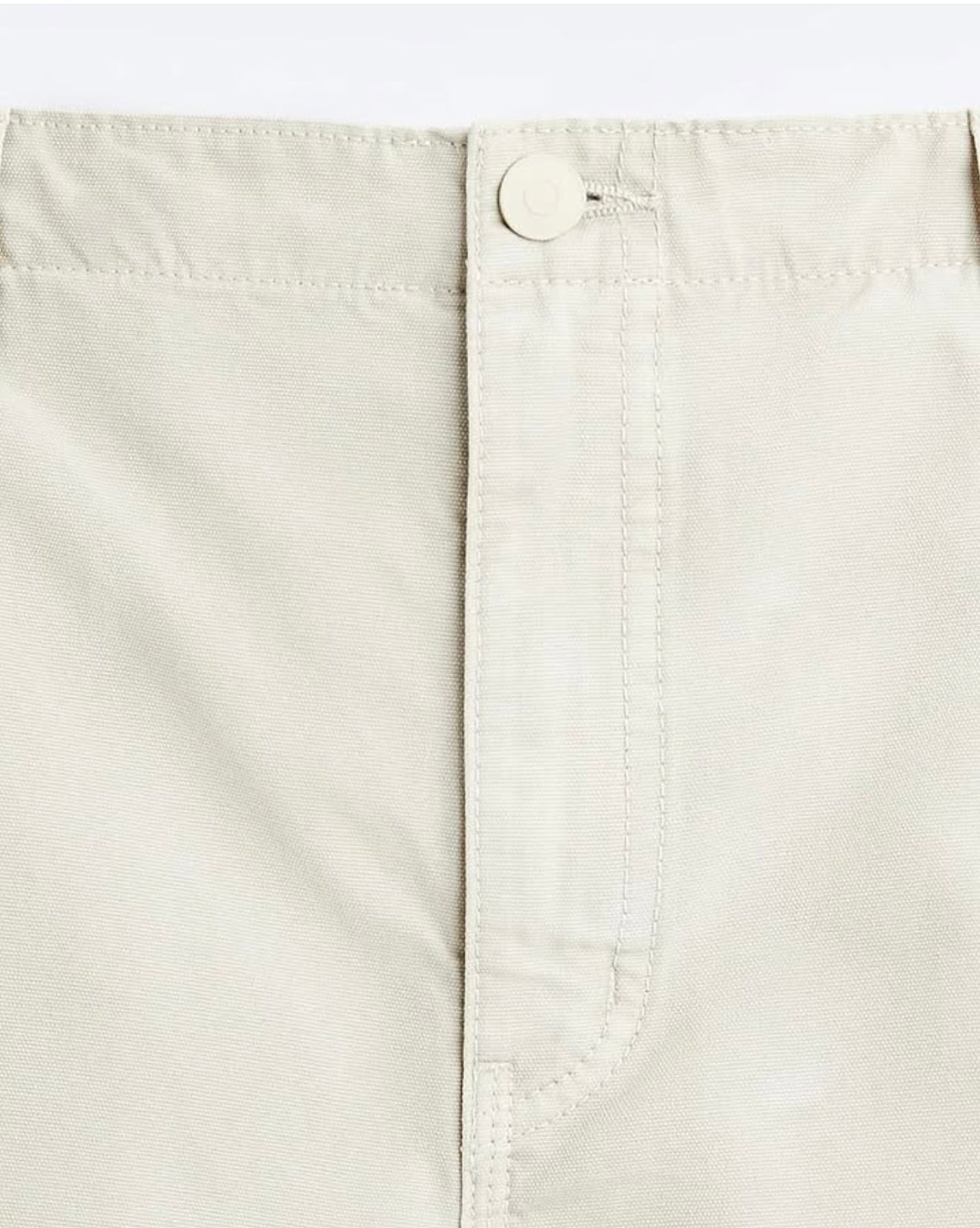 Zara Utility Cargo Pants in Stone