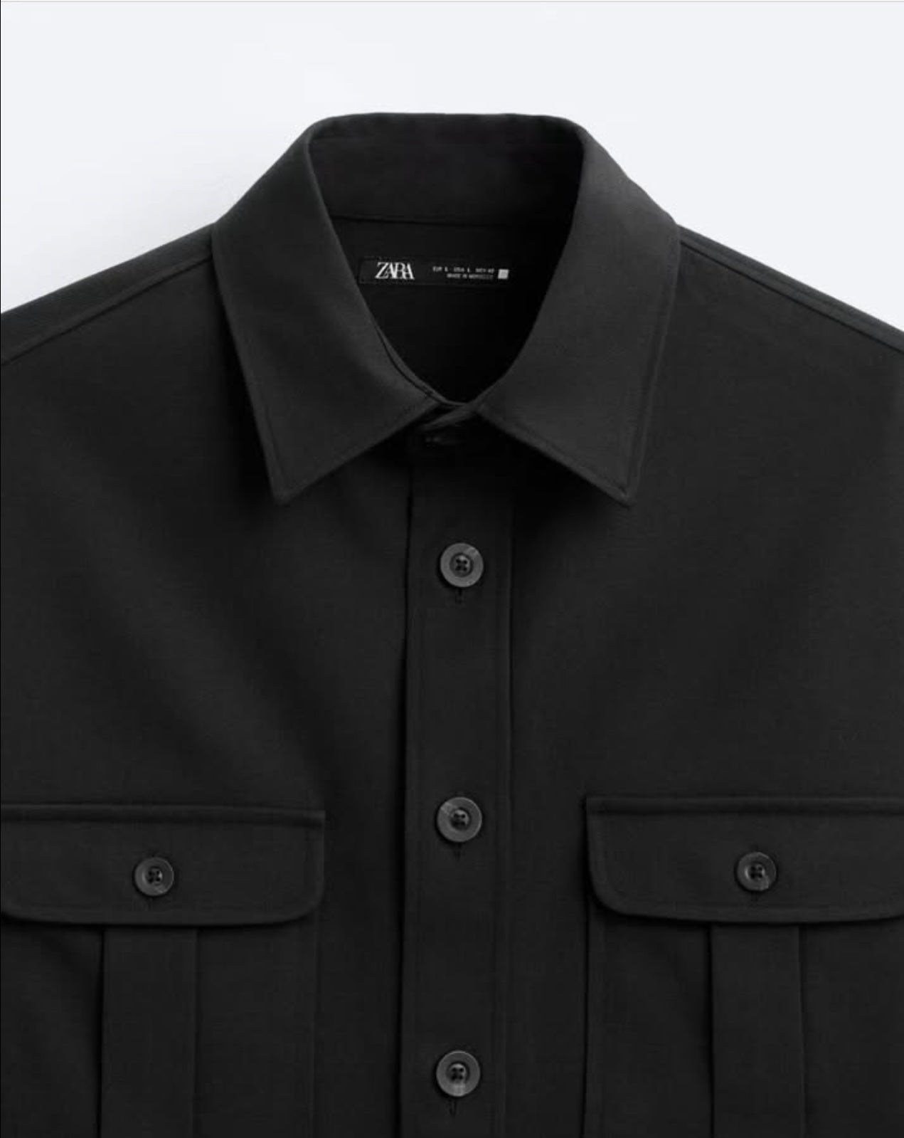 Zara Overshirt in Black