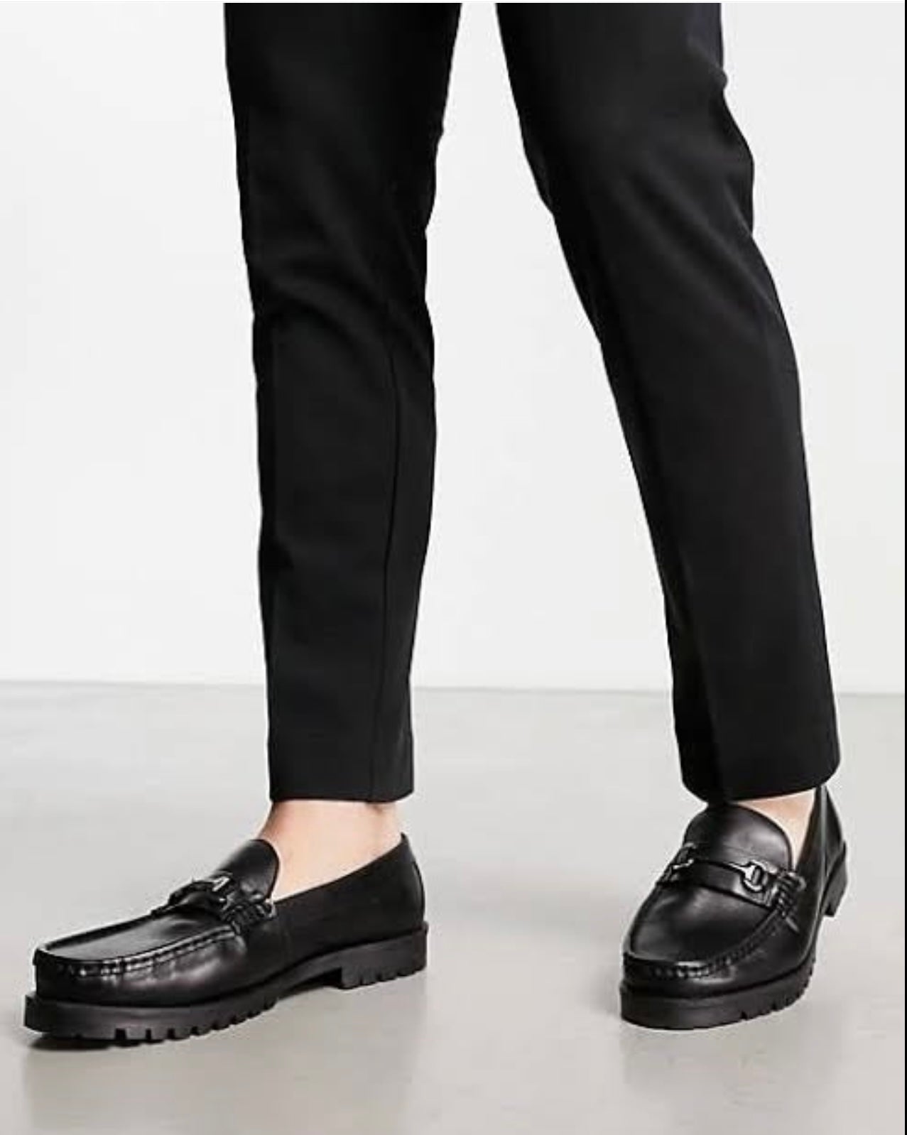 Schuh Ralph Loafers in Black Leather