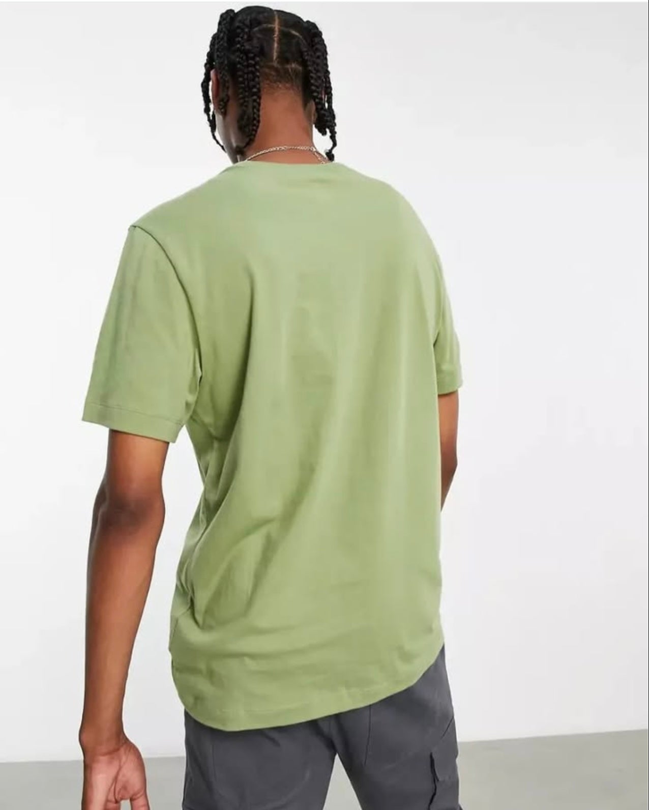 Nike Regular Fit Air Cotton T Shirt in Green