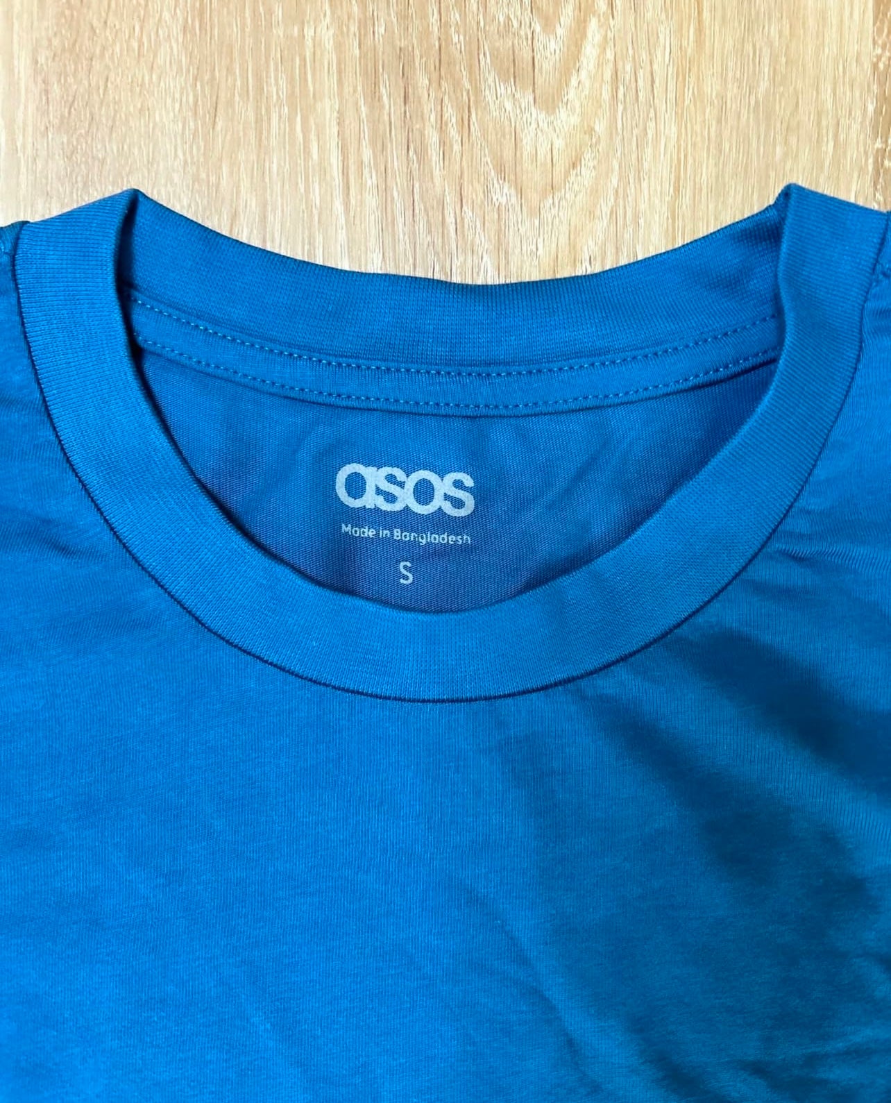 Asos Regular Fit Cotton T shirt in Blue