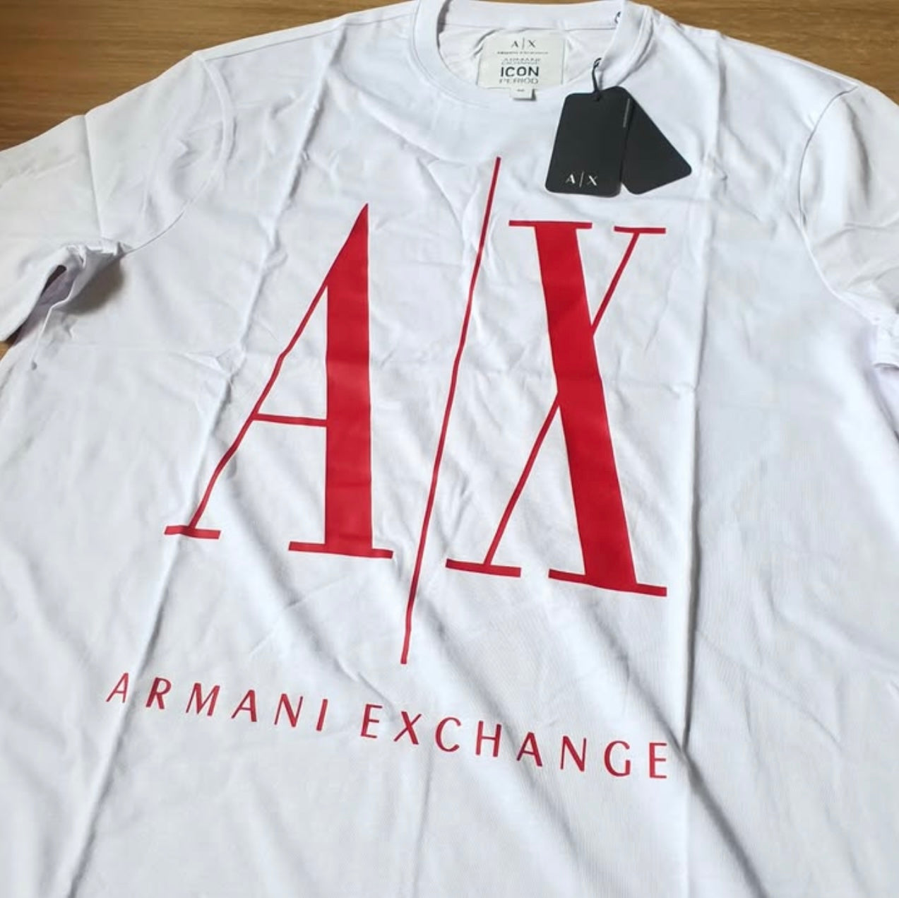 A X Regular Fit T Shirt in White