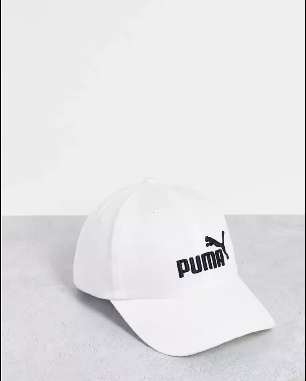 Puma Baseball Cap in White
