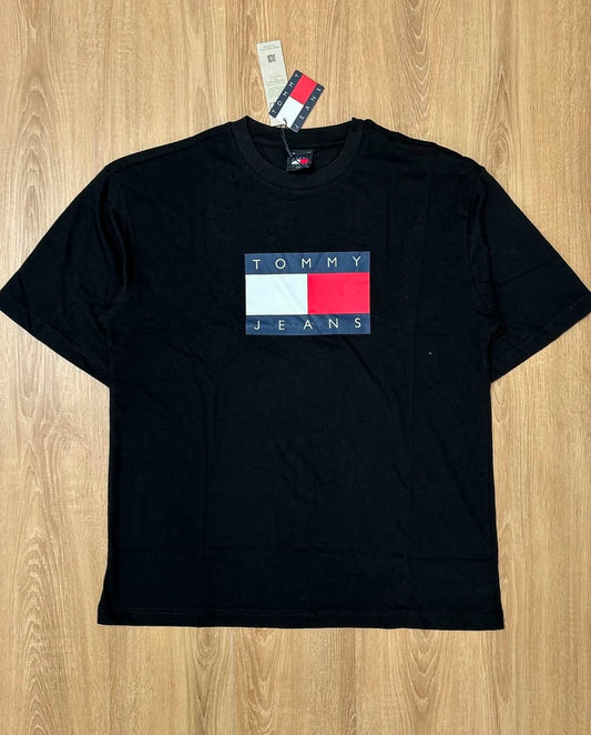 Tommy Hilfiger Cotton T Shirt in Black