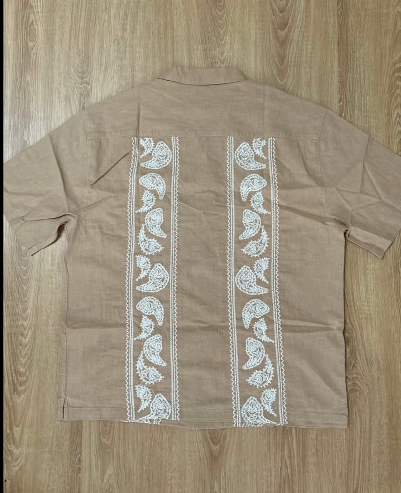 Topman Regular Fit Pattern Shirt in Brown