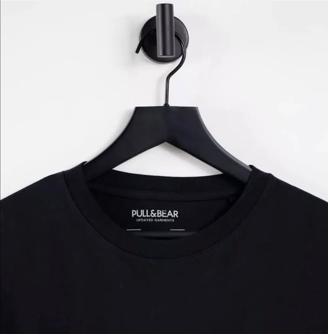 Pull & Bear 2- Pack T Shirt in Black