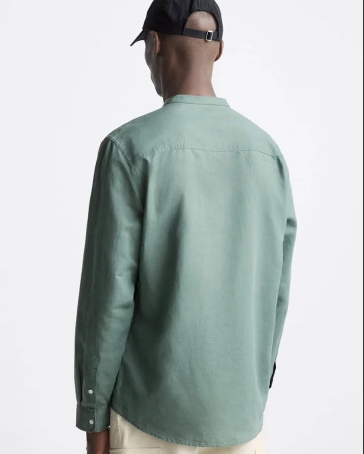 Zara Cotton/ Linen Shirt in Green