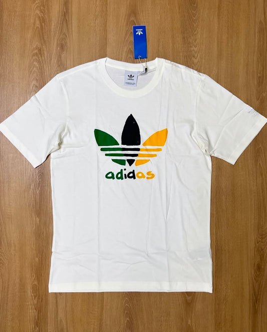 Adidas Regular Fit Cotton Shirt in White
