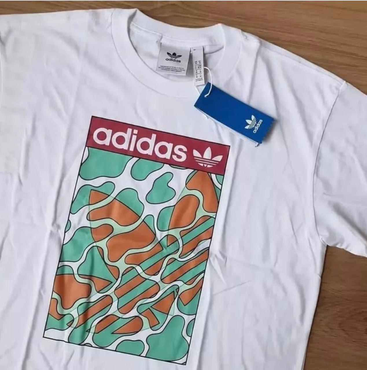 Adidas Regular Fit White T Shirt