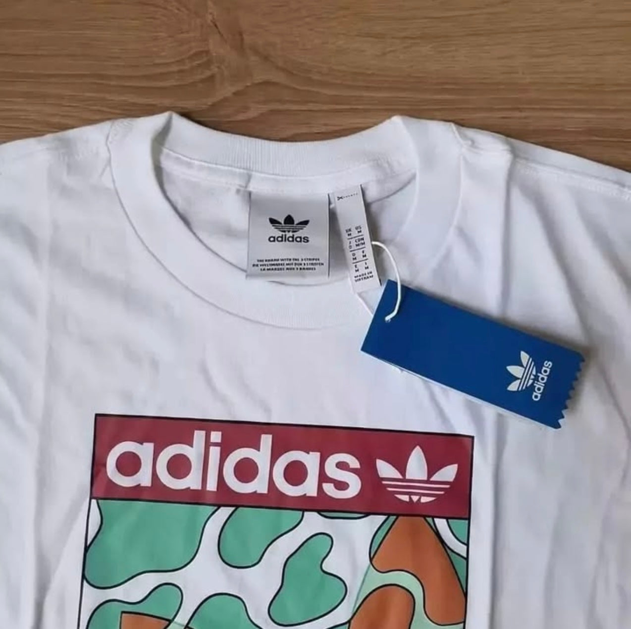 Adidas Regular Fit White T Shirt