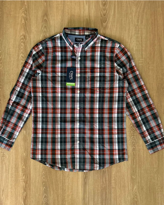 Chaps Regular Fit Plaid Shirt