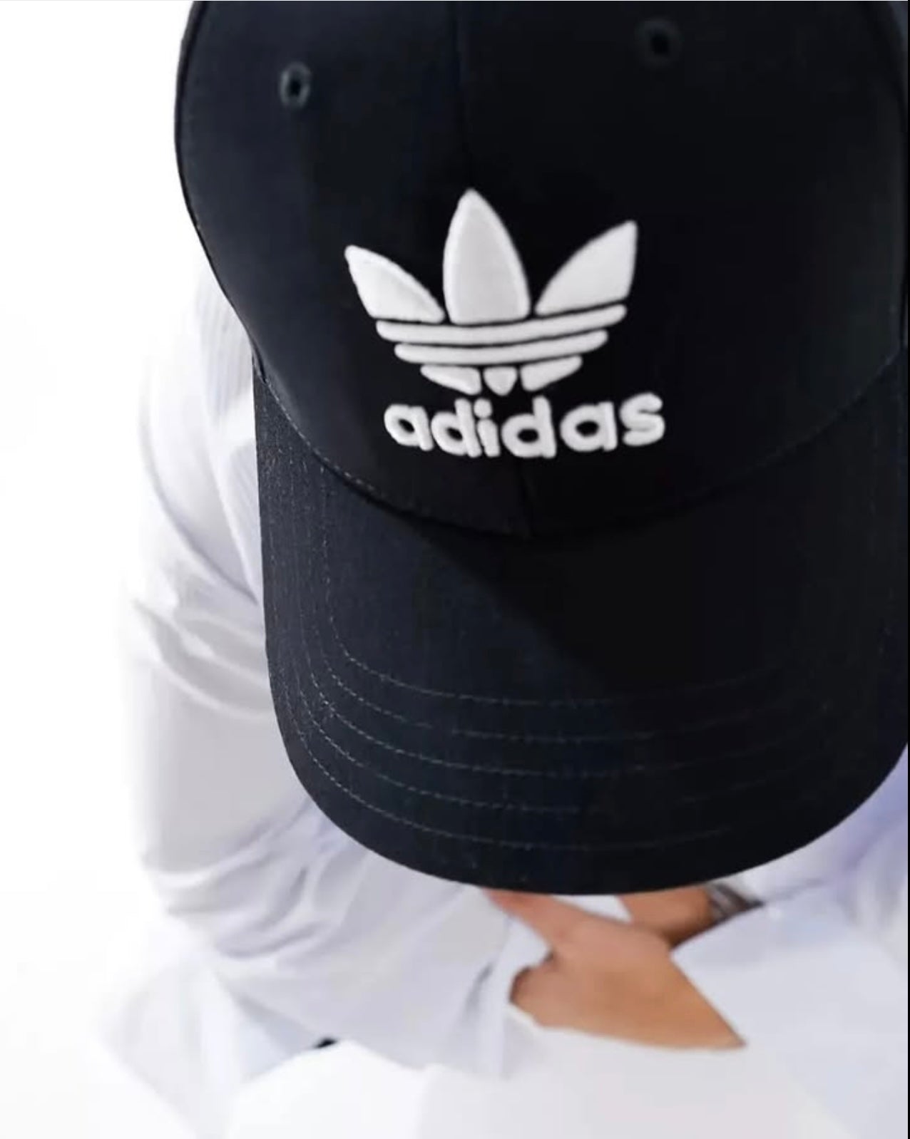 Adidas Trefoil Cap in Black