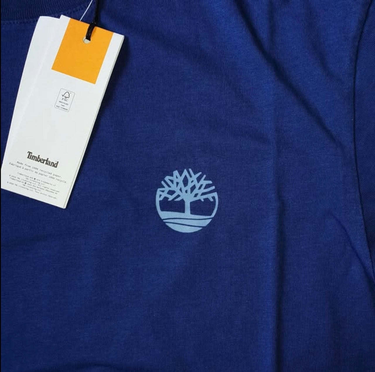 Timberland Regular Fit T Shirt in Blue