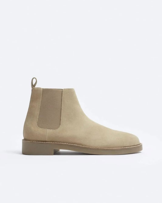 Zara Chelsea Boots in Suede