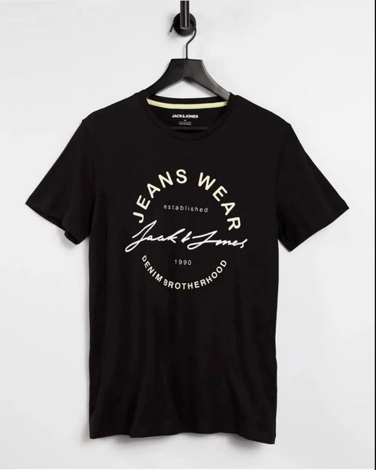 Jack & Jones Regular Fit Black T Shirt